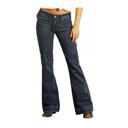 Mid-Rise Extra Stretch Trouser Womens Jeans  Rock & Roll Denim